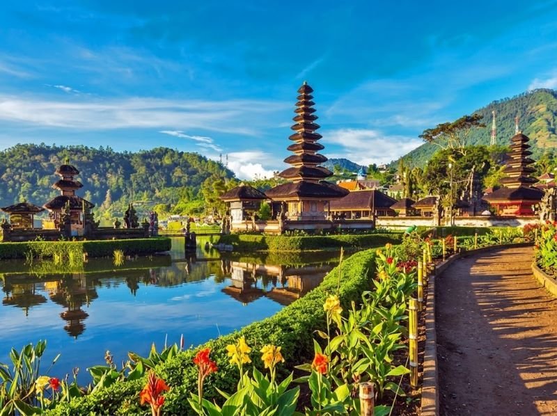 temple on the lake