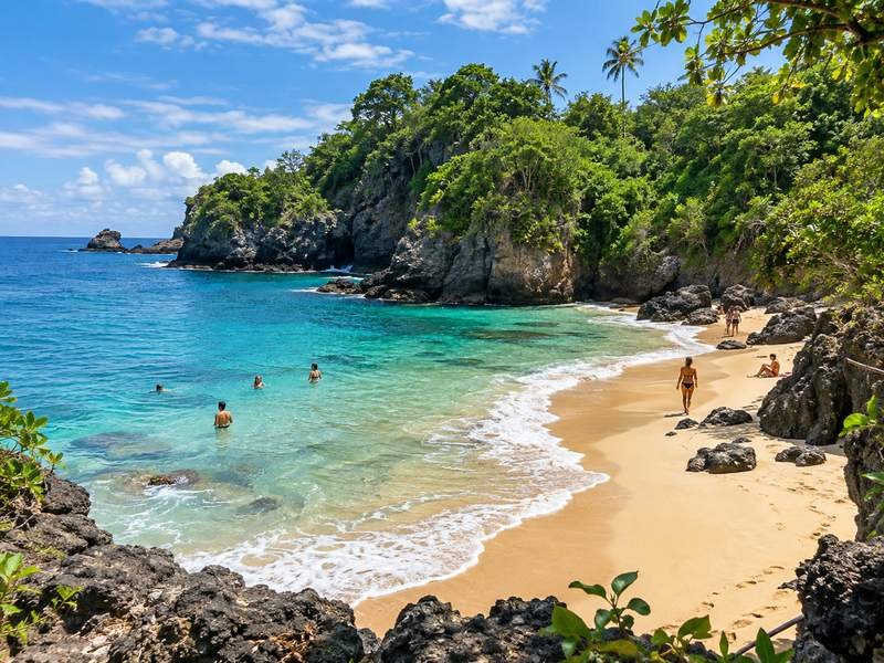 Bias Tugel beach during a Padangbai package itinerary